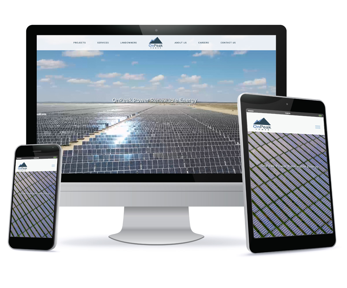 OnPeak Power OnPeak Power website design
